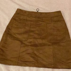 Brand new suede skirt